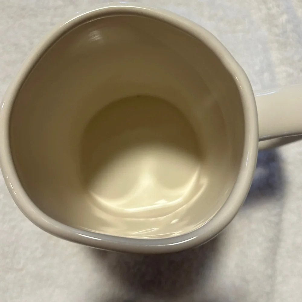 Rae Dunn White “SNOOZE” Mug